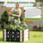 Aluminum Planter Box 24x16x18 in, Modern Raised Garden Bed with Drainage Holes for Patio Balcony-1268528309