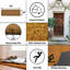 Tapis d'extérieur en fibre de coco Shelter-26610626-26610627