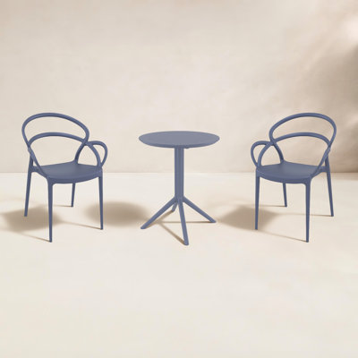 Farrah 24" Patio Bistro Set