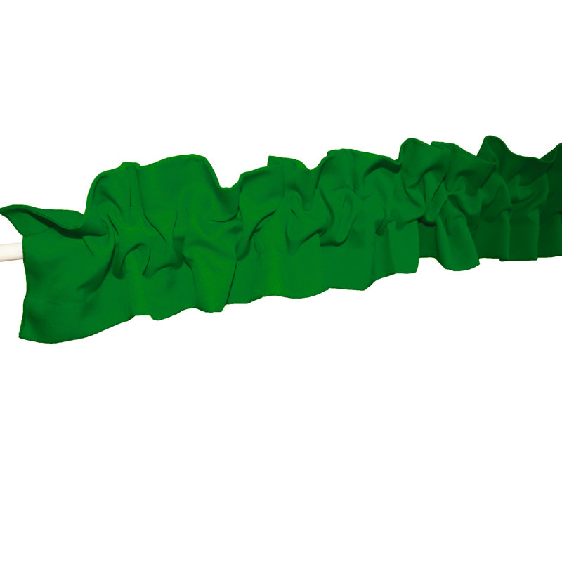 Window Valance, 72" W x 7" L, Valley Green