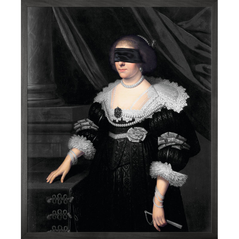 Blindfold - 7 1 Piece Single Picture Frame Wall Art on Canvas