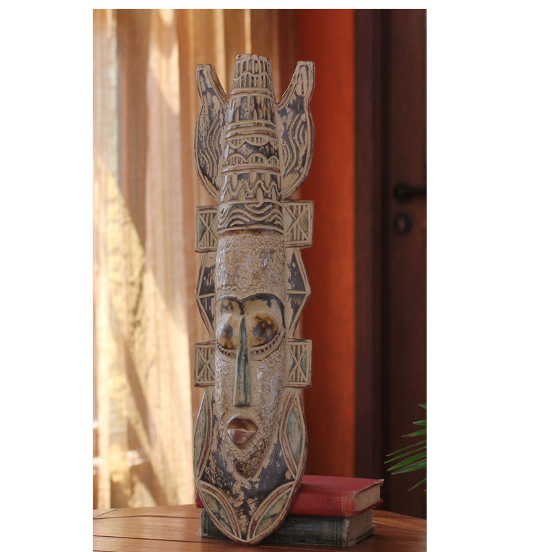 Handmade Traditional People Wall Decor on Wood