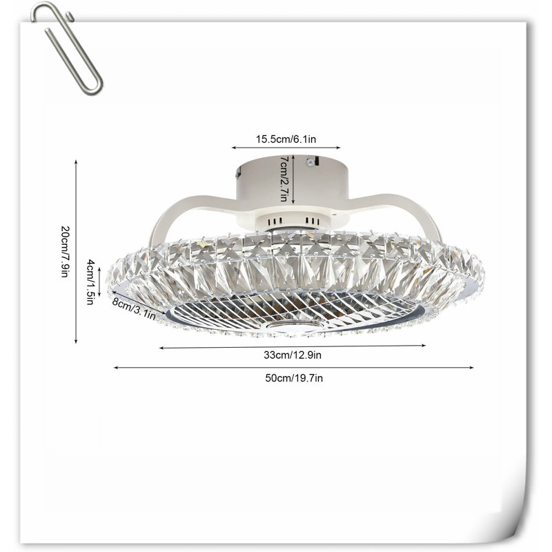 Myhrren Ceiling Fan with LED Lights
