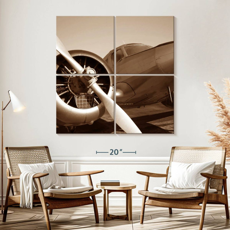 Mehar Aviation I, 57'' H x 57'' W