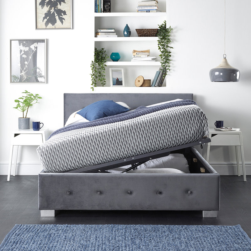 Blawnox Upholstered Ottoman Storage Bed, Kingsize (5')
