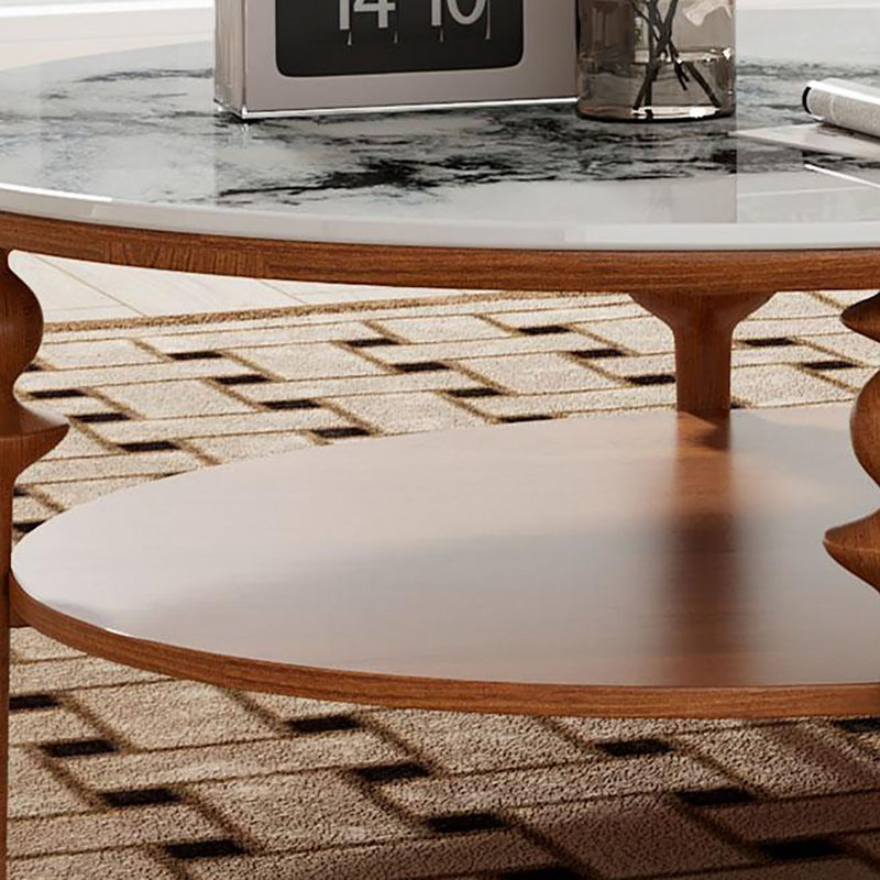 Table basse Light, Brun, H 16,1 po x L 39,4 po x l 39,4 po