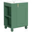 Meuble-lavabo de 24 po avec lavabo en céramique, structure en bois massif, étagères multifonctionnelles, porte, finition classique rétro, rangement sous l'évier, 2 tablettes, design, plomberie facile-1710289621