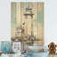 Gris clair minimaliste Coastal Light - art mural en bois sur bois de pin naturel Coastal Light House-1250153785