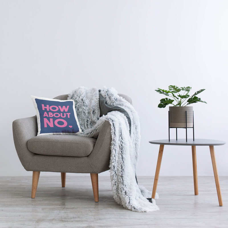 Coussin décoratif «How About No Heart Heart»