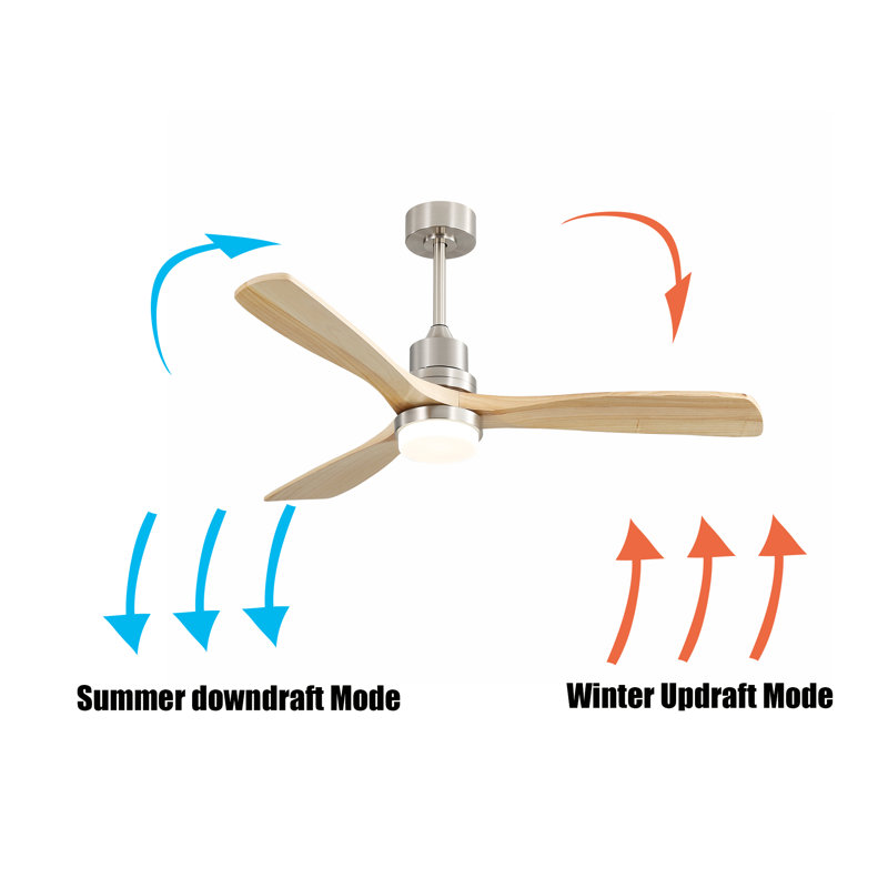 Lyan 52'' Ceiling Fan with LED Lights