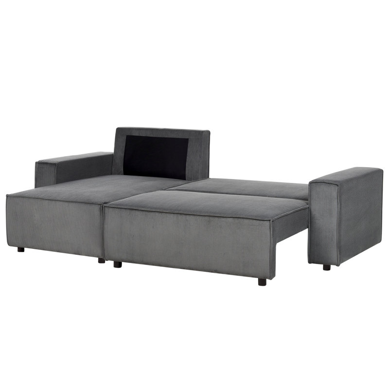Bettey 2 Seater Sofa Bed, Left Hand Facing, Graphite Grey