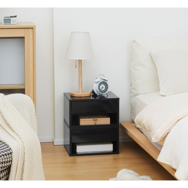 Bedside Table, Black
