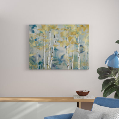 « gilded forest ii », reproduction sur toile tendue