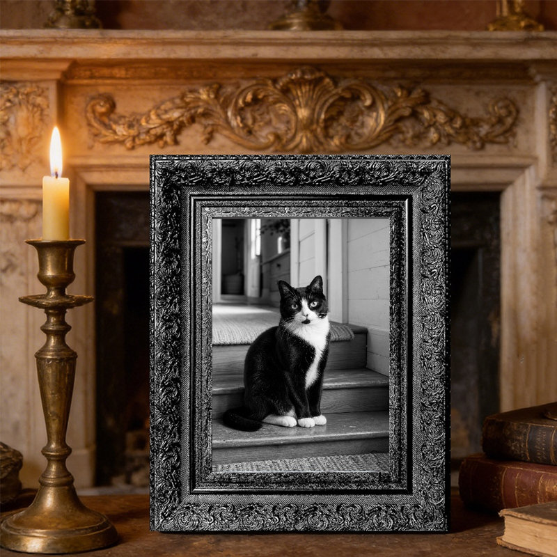 Cadre photo noir 1PC 8 "x 10" avec finition Home, Noir, 1, 8" W x 10" H