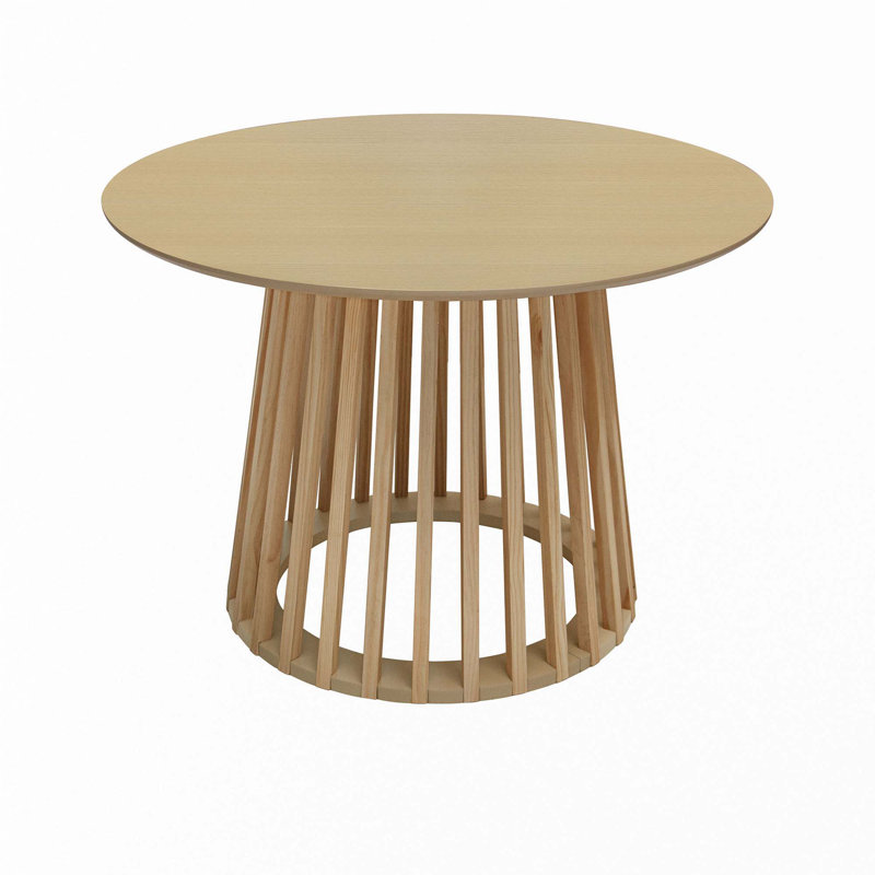Table basse ronde, Chêne