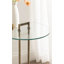 Table d'appoint ronde en verre et marbre-119048298