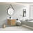 La Jolla 24" Single Floating Bathroom Vanity With Engineered Quartz Top