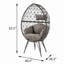 Chaise de patio avec coussin rembourré