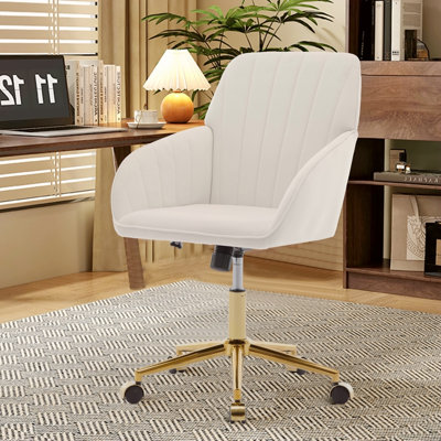 Fauteuil de bureau réglable, chambre à coucher à domicile, fauteuil pivotant ergonomique, siège à dossier, confortable pour les longues séances