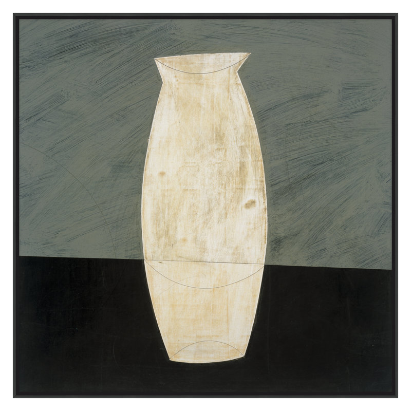 Vase 3 Print by JB Hall, Black, 50" H x 50" W 