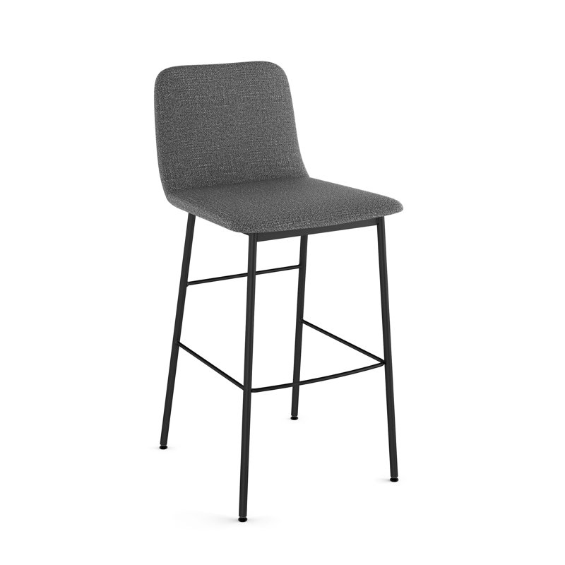 Tabouret de bar et de comptoir Brayden Studio® Hrayr, Tabouret de bar (siège d'une hauteur de 30 po), Gris