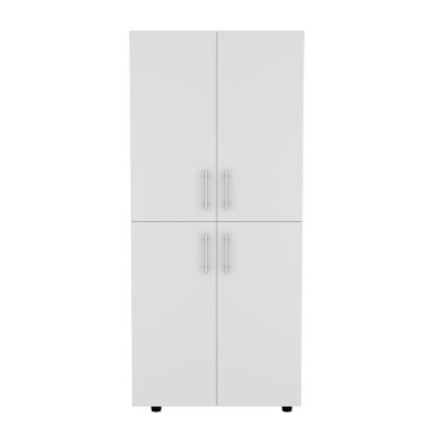 Armoire noire à 4 portes