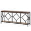 Très longue table d'appoint 70,86 po, console 2 niveaux-209094327