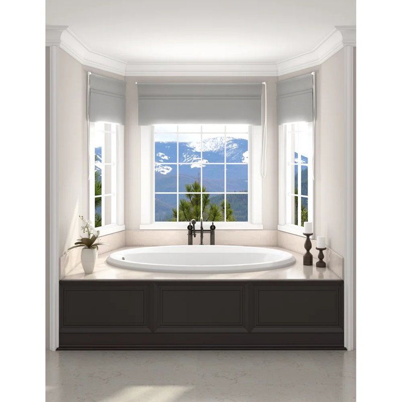 Signature® 72" x 42" Drop In Bathtub, White