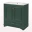 Meuble-lavabo de luxe 30 po avec lavabo en céramique, meuble-lavabo avec 2 grandes portes à fermeture douce, meuble de rangement en bois massif-1854867142