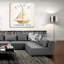  «Floursack Nautical Square 7» par Danhui Nai, art mural en verre acrylique-2143659056