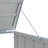 Vidaxl Wheelie Bin Storage For Triple Bins Gray 85"X31.9"X45.3" Steel-110584171