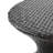 Outdoor 16-Inch Multi-Brown Wicker Hourgla Side Table