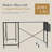 Hussan L-Shaped Metal Base Computer Desk-96847153