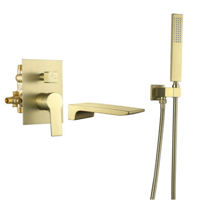 Wall Tub Spout with Diverter