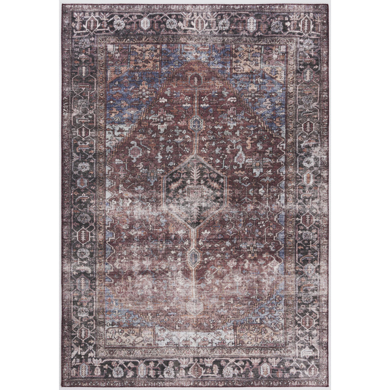 Devendr Oriental Indoor Rug, Rectangle 5'3" x 7'6"
