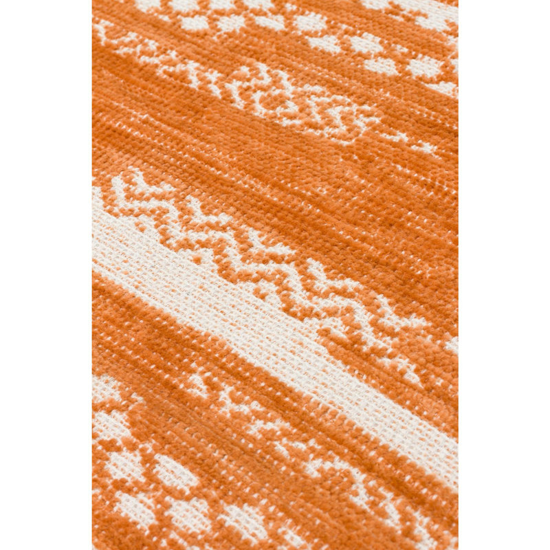 Élégant tapis tissé à plat Terra | 60% coton / 40% polyester, 1,4 lb / pied carré | Pas de poils, lavable à la machine, facile à nettoyer avec aspirateur et détachant | Parfait pour le salon, la chambre à coucher et les vestibules