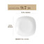 24.7cm Porcelain China Commercial Dishwasher Safe Dinner Plate,  