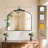 36x30 Inch Ornate Vintage Arch Acent Wall Mirror-64740881