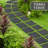  10 Pack 12" x 12" Stomp Stone Decorative Stepping Squares, Black