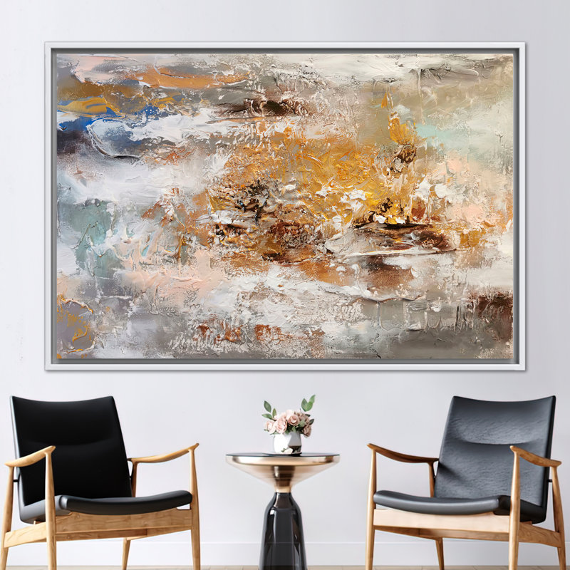 Print on Canvas, White, Framed Print without Mat, 20 cm H x 30 cm W