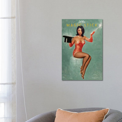 Lil Kim by Ads Libitum - Wrapped Canvas Gallery-Wrapped Canvas Giclée
