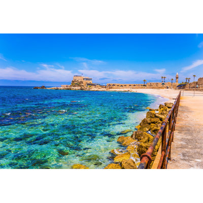 The Port Of King Herod by Kavram - Wrapped Canvas Print