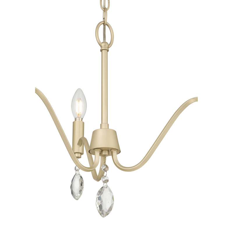 Lustre 3 lumières de 17,25 po Aureline, 3 lumières