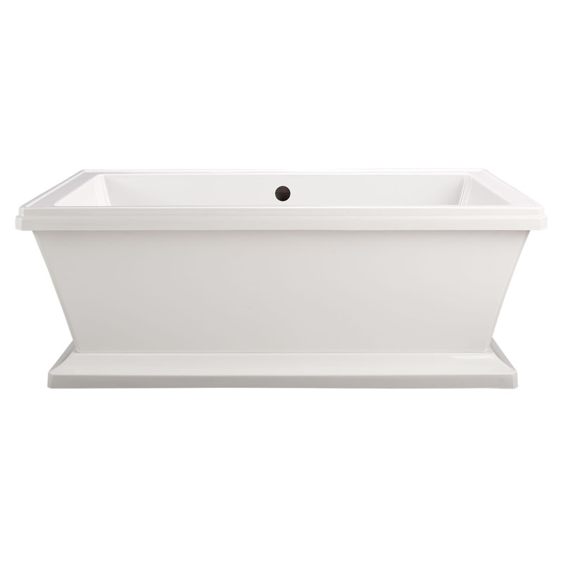 Fitzgerald 66" x 36" Free Standing Soaking Acrylic Bathtub