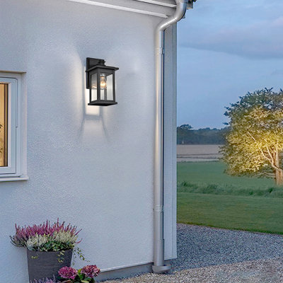Bebb 1 - Bulb 12"" H Outdoor Wall Lantern -  Breakwater Bay, 077261ADF2354234AC073F543F1C9DAD