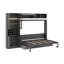 Lit escamotable double avec canapé, port USB, tablettes et lumière-877909445-877909447