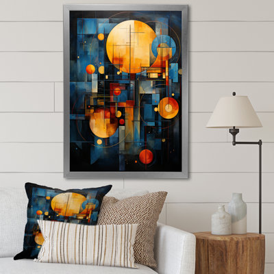 " Yellow Teal Astrology Celestial Alignment II "