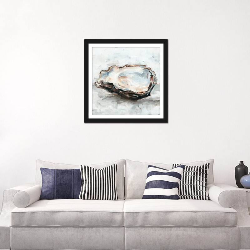 «Oyster Study II» par Ethan Harper - reproduction d'art sur toile tendue, H 24 po x l 24 po x P 1 po