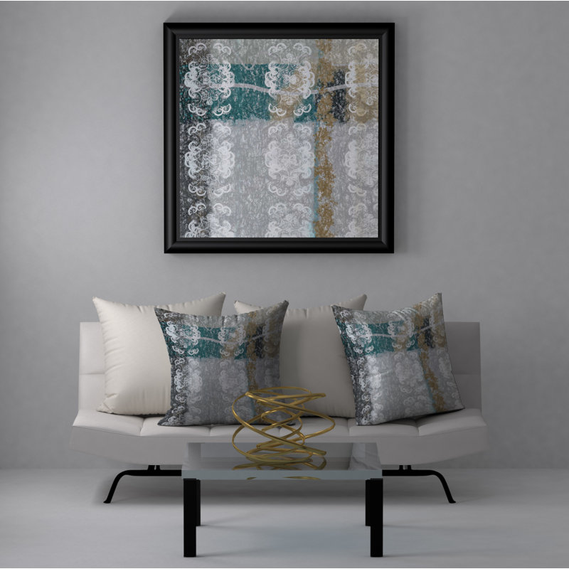 Reversible Throw Pillow, 18" x 18"