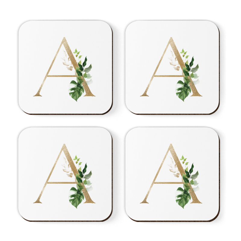 Sous-verre à monogramme Exotic, A